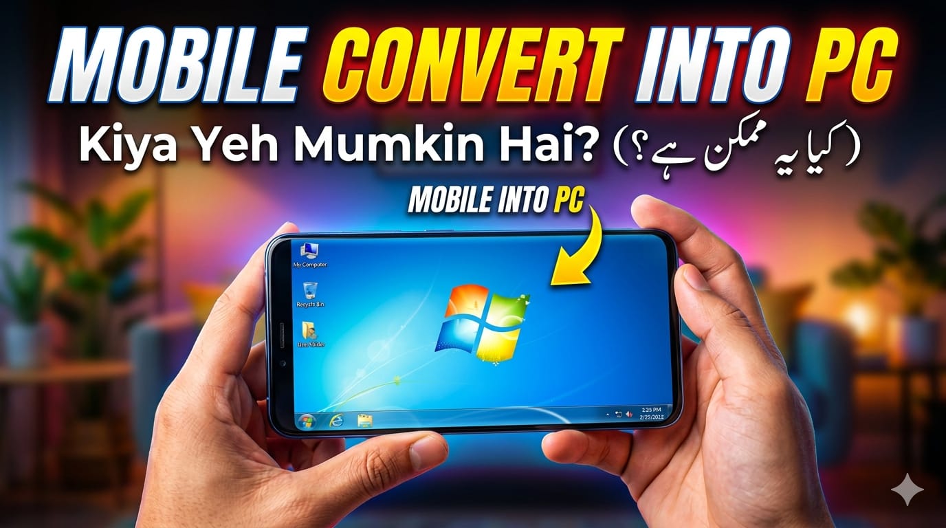 Mobile Convert into PC